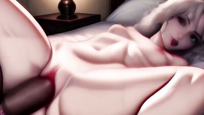 Divorced Friend's Stepmom Craving for BBC - MILF With Small Breasts and Big Ass Interracial Sex - AI Porn