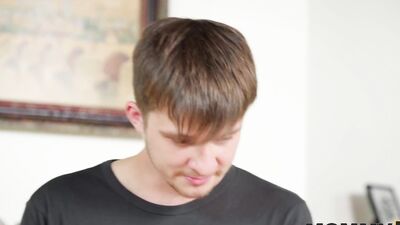 MOMMY4K. Dominant Granny ordered me to fuck my GF'S StepMom, they watched and jerked Colonel's cock