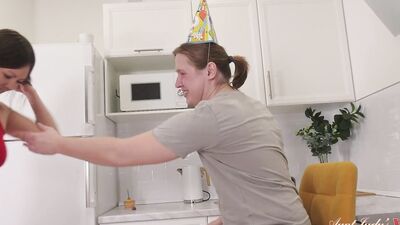 Aunt Judy's XXX - Busty Stepmom Sofina Gives Her Stepson a Very Taboo Birthday Gift