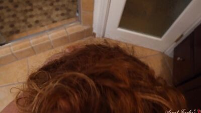 Aunt Judy's XXX - Your Busty Stepmom Molly Manning Catches You Looking (POV)
