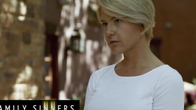 FAMILY SINNERS - Kit Mercer Is A Naughty Milf That Loves Sucking Her Stepson Van's Cock