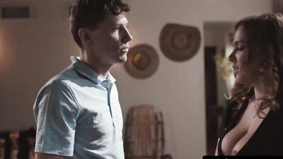 PURE TABOO Dava Foxx Tricks Mourning Neighbor Natasha Nice To Have Sex With Her Hormonal Stepson