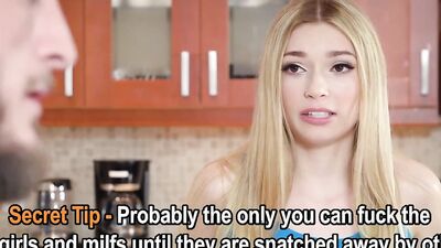 Jessica Marie, Sarah Lace - Two Horny Teens Share Cock - Sarah Blonde