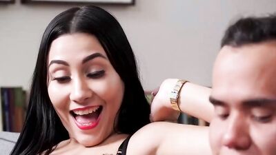 Angie Miller, Valeria Quintana - Step Brother Has A Big Dick