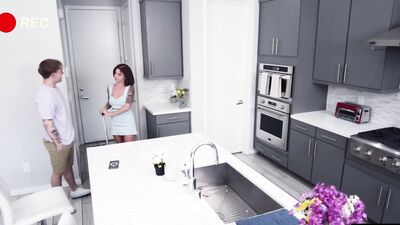 SPYFAM College Slut Comes Home Craving Stepbros Cock - Lumi Ray