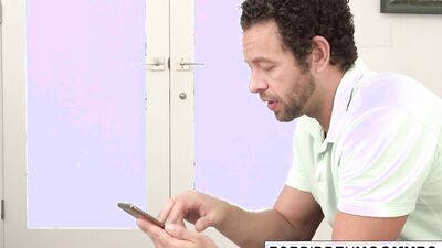 Hot College girl bangs her big dicked step-uncle