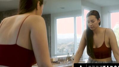 PURE TABOO - Uncomfortable Bella Rolland Caught Stepsister Avery Black Sucking Creepy Tour Guide