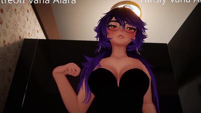 Step sis catches you jerking it so she helps you out