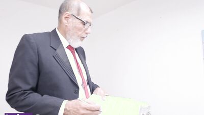 Young Latino boys receive sex and anal therapy from old director.