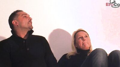 Blonde chubby German stepsister milf fucks with her stepbrother