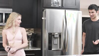 Britt Blair Lures Stepbro into her quivering pussy Trap