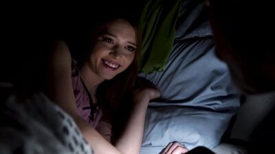 Sexy Redhead Sneaks In A Smash With Stepdaddy - Myra Moans - MyPervyFamily