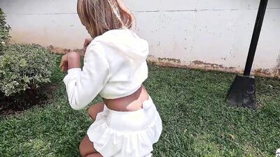 I'm a bunny, today I learned that can also put carrots in my tight pussy and ass to cum - ALIX VLOGS
