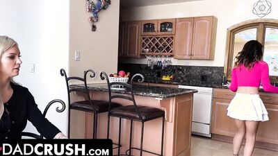 Stepmom Catches Stepdad's Lust for Their Stepdaughter and Joins the Fun