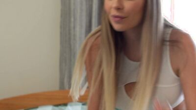 Cock Hungry Tory Sweety performs for webcam fans fucks peeping Stepbro