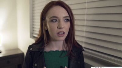 Troublemaker Redhead Stepsis Madi Collins loses virginity with Stepbro