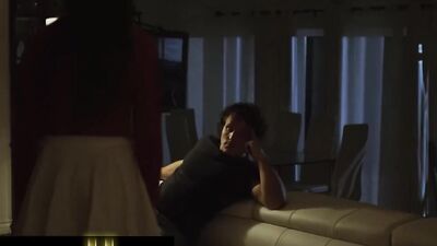 FAMILY SINNERS - Brunette Step Sister Sucks On Her Step Brother's Cock While Her Husband Is Away