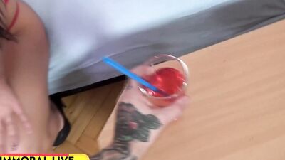 Ayda Swinger Takes Step-Daddy's Buddies Huge Cocks!