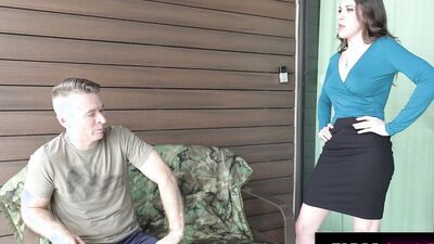 TABOOHEAT Stepmom Amiee Cambridge has her FIRST DP From My Neighbouhood Bully!