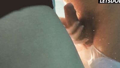 Busty StepMom Victoria Summers Has Rough Sex At The Pool - LETSDOEI