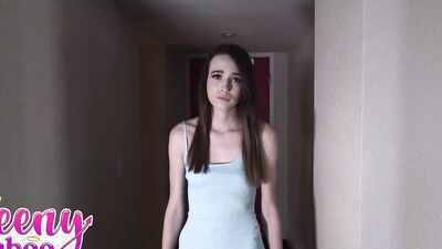 Stepdaughter Brooke Johnson Takes Stepdad's Dick To Cum Home