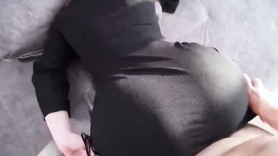 Aroused Hot Stepmom Wearing Stockings And A Dress Gets Nailed By Her Insolent Stepson