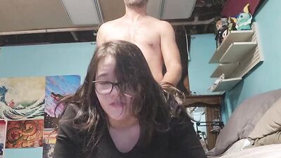 stepbrother gets very handsy before bed