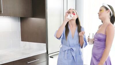 REALITY KINGS - Dharma Jones Can't Resist Her Bestie's Stepmom Melony Melons' Sexual Appetite
