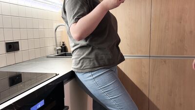 Home Alone with My Busty StepSister