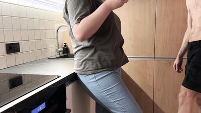 Home Alone with My Busty StepSister