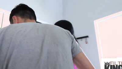 Filthy Taboo - Big Booty Asian Stepmom Cleans My Cock And Hard - Tokyo Leigh