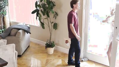 SpyFam Step sis Hime Marie blackmailed into fuck with step brother
