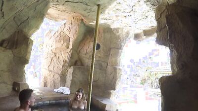 SPYFAM Horny Brunette Begs Step Dad To Make Her Cum