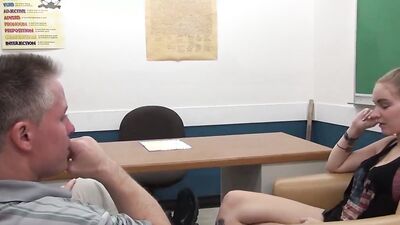 stepDAD FUCKS DAUGHTER IN SCHOOL
