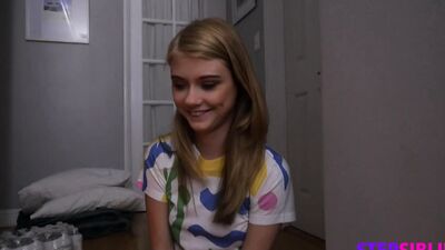 Horny Stepbro Convinces Hannah Hays to Try out Step Sex During Hurricane