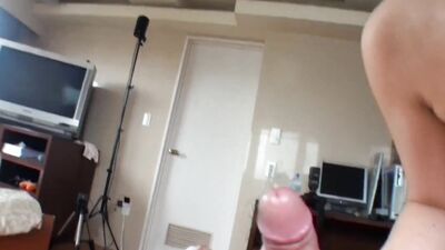 Young Japanese Step Sister Giving Her First Blowjob