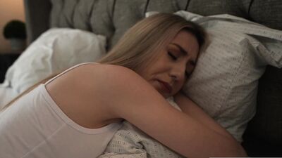 Sweet Sophia asks Stepbro, "Can We Try Masturbating Together?"