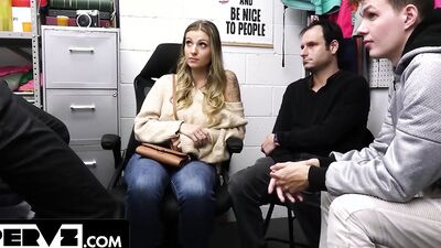 Kenzie Love Gets Her Big Tits Covered In Cum In Front Of Hubby And Stepson - Pervz