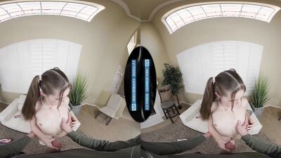 You Catch Your Horny Stepdaughter Masturbating To Her Own Sex Tape! - Juniper Ren