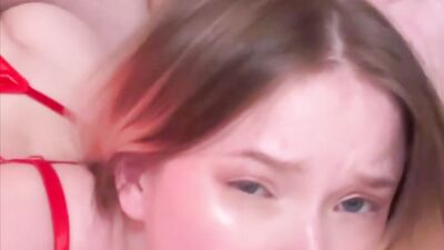 Best Birthday Gift is Stepsister's Tight Pussy! - She Loves my Cock and Creampie