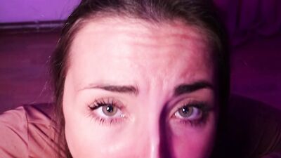Home Sweet BJ... and a Wild Outdoor Facial Surprise!