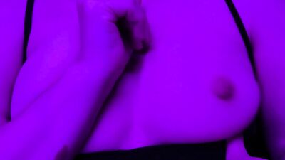 playing with my boobs and masturbate, loud moaning orgasm
