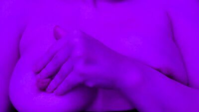 playing with my boobs and masturbate, loud moaning orgasm