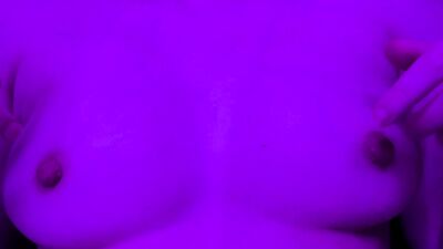 playing with my boobs and masturbate, loud moaning orgasm