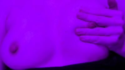 playing with my boobs and masturbate, loud moaning orgasm