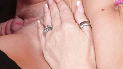 User Fucks The Dark-haired Milf In Nylons - Dark Woman