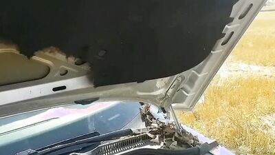 Gorgeous Blonde sex car- Public sex with a stranger