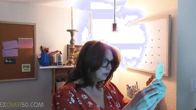 Mature MILF gets a mysterious package and the suck and fuck of a lifetime from her Landlord. NORA