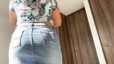 Mrs. Milena made me so horny that I came very fast
