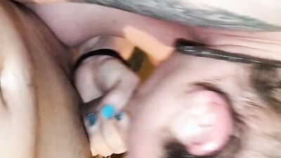 Milfs passionate blowjob